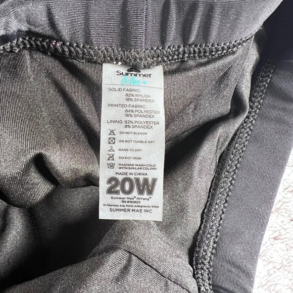 Summer Mae Women's Coral Floral Tankini Two Piece Swimsuit Set Size 20W NWT - Picture 8 of 15